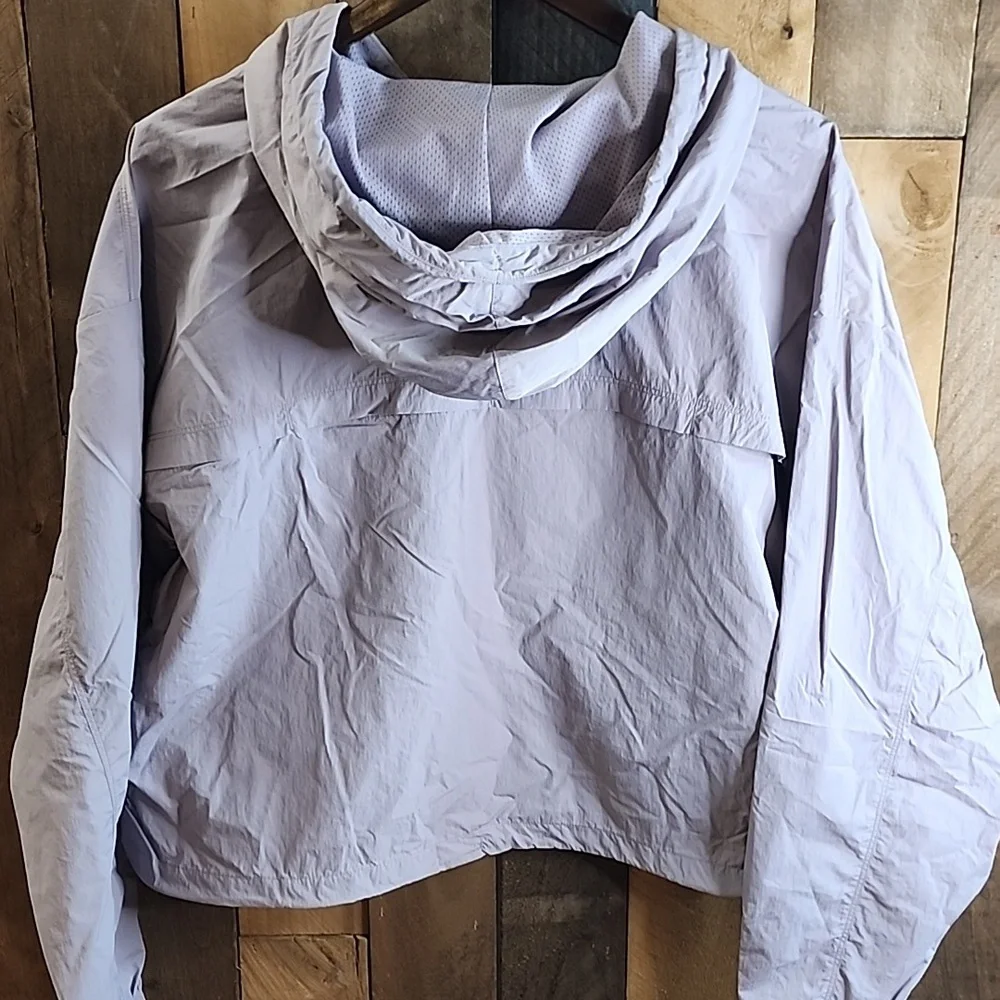 Champion Urban Outfitters  Hooded Anorak Jacket Purple Size SMALL - Picture 5 of 6